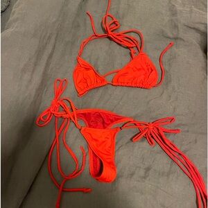 Red Coulbourne Bikini